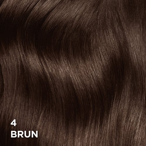 Rendu sur cheveux de la coloration Superior Preference 4 Brun