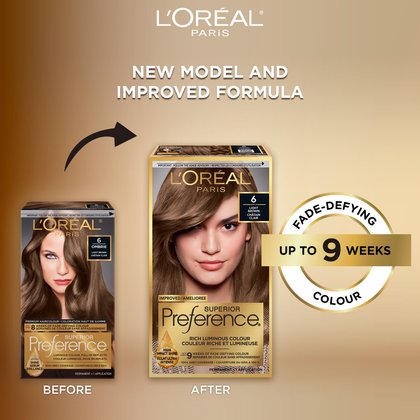 Old and new packaging of Superior Preference showcasing the new and improved formula