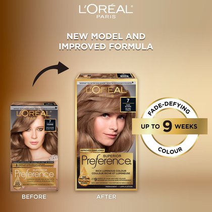 Old and new packaging of Superior Preference showcasing the new and improved formula