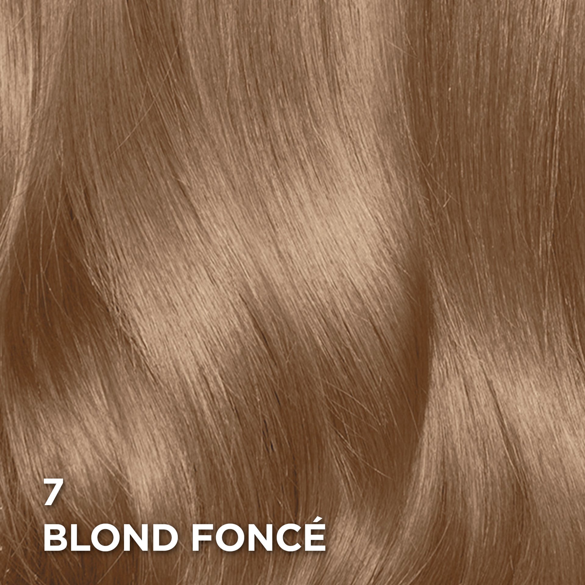 Rendu sur cheveux de la coloration Superior Preference 7 Blond Foncé