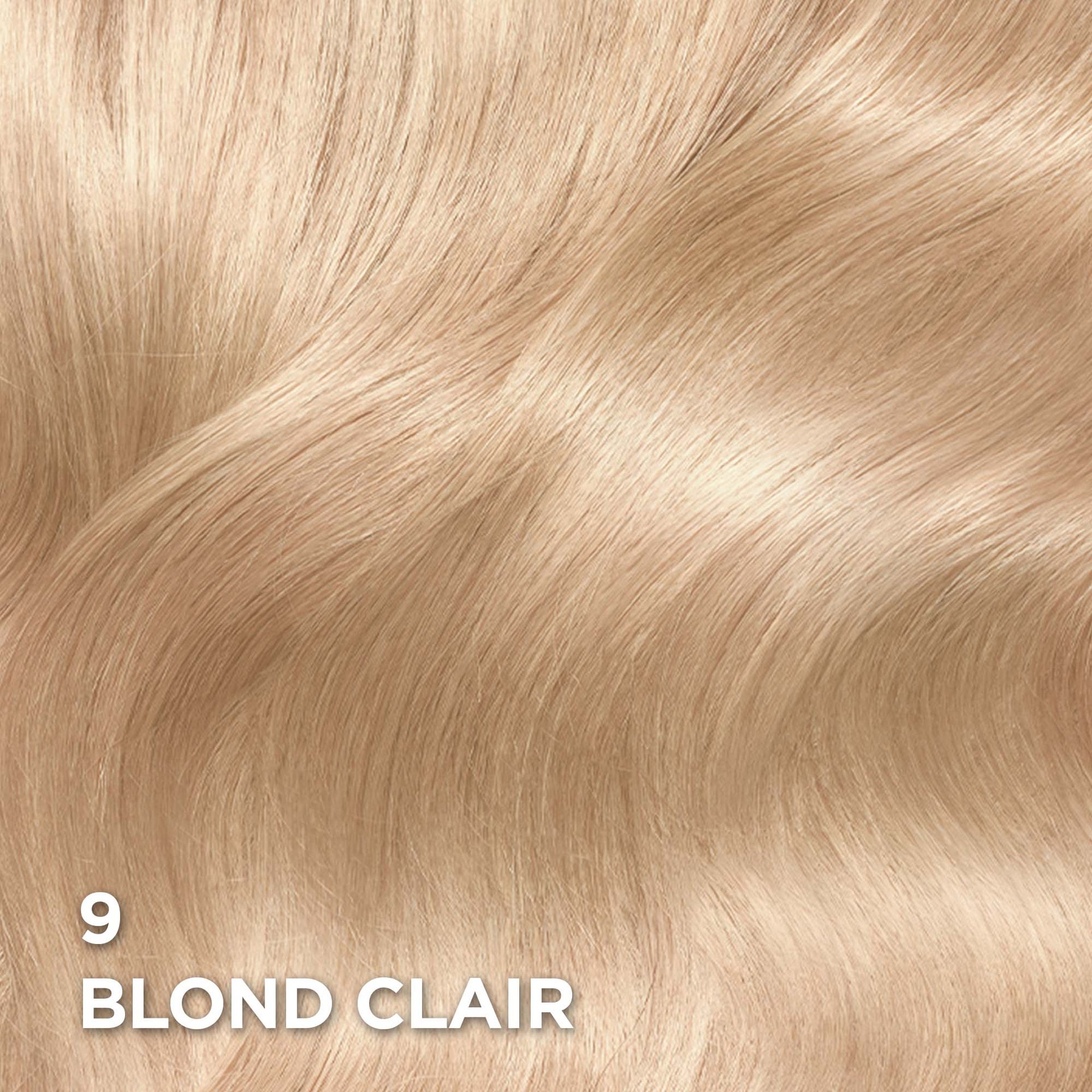 Rendu sur cheveux de la coloration Superior Preference 9 Blond Clair