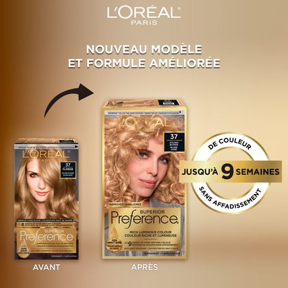 Ancien packshot et nouveau packshot de superior preference