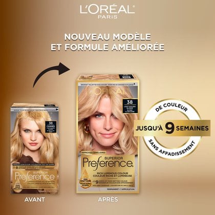 Ancien packshot et nouveau packshot de superior preference s