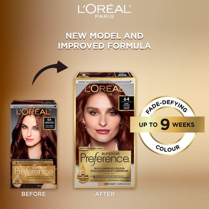 Old and new packaging of Superior Preference showcasing the new and improved formula