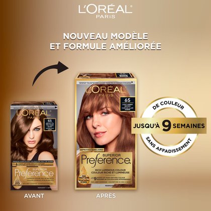 Ancien packshot et nouveau packshot de superior preference