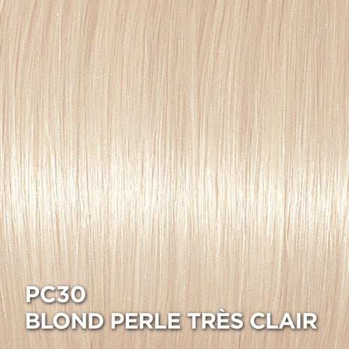 Rendu sur cheveux de la coloration Superior Preference PC30 Blond Perlée Très Clair