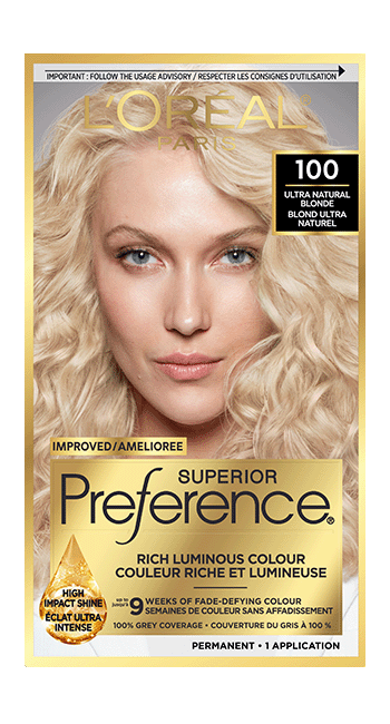 1 Box of Superior Preference 100 Ultra Natural Blonde