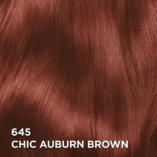 Swatch of the Superior Preference 645 Chic Auburn Brown