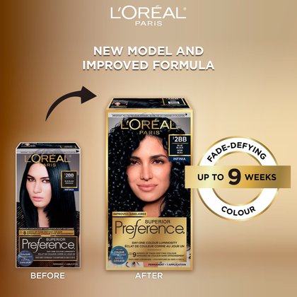 Old and new packaging of Superior Preference showcasing the new and improved formula