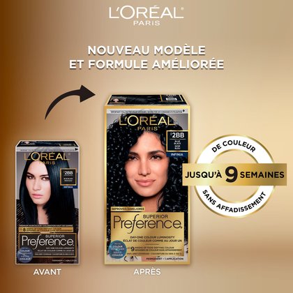 Ancien packshot et nouveau packshot de superior preference