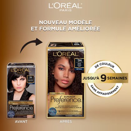 Ancien packshot et nouveau packshot de superior preference