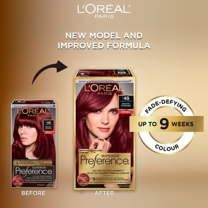 Old and new packaging of Superior Preference showcasing the new and improved formula