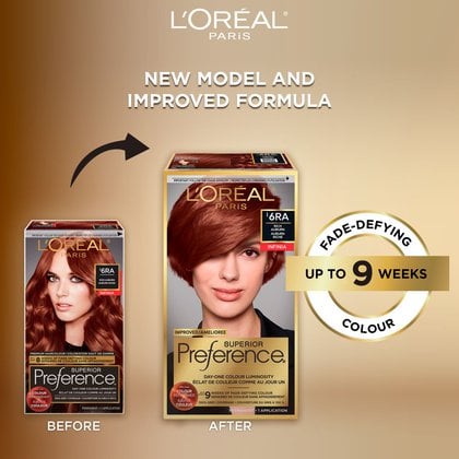 Old and new packaging of Superior Preference showcasing the new and improved formula