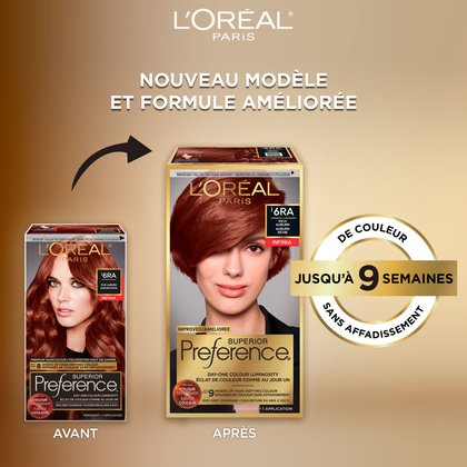 Ancien packshot et nouveau packshot de superior preference