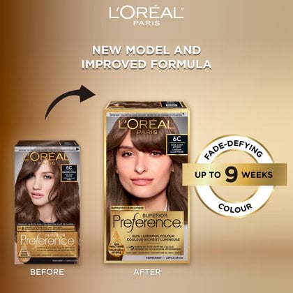 Old and new packaging of Superior Preference showcasing the new and improved formula