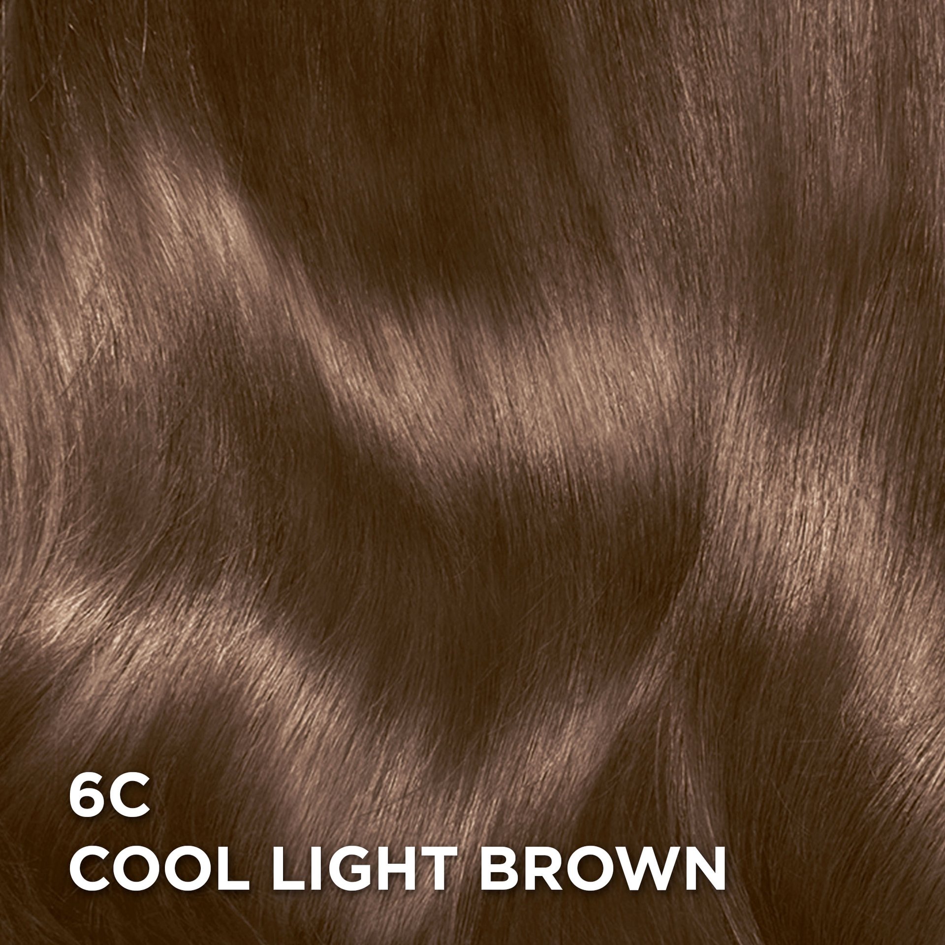 Swatch of the Superior Preference 6C Cool Light Brown