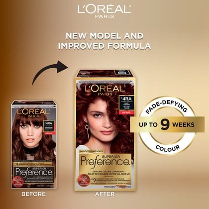 Old and new packaging of Superior Preference showcasing the new and improved formula