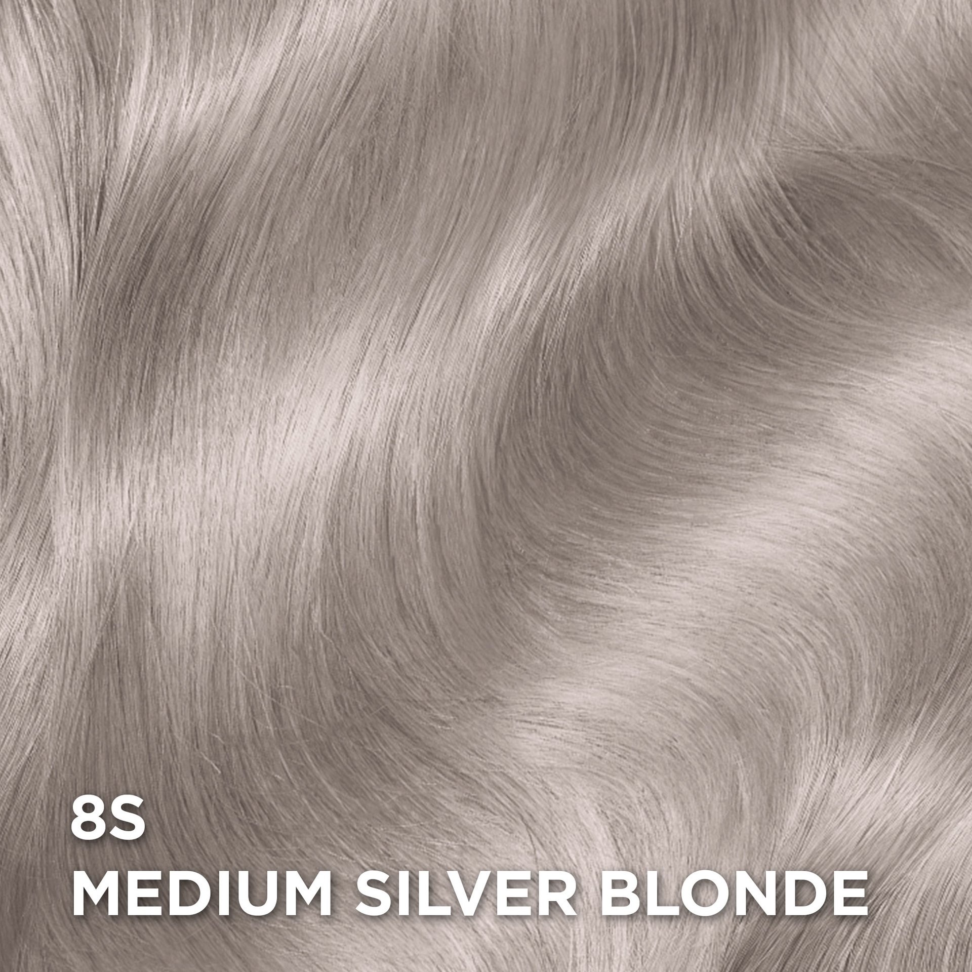 Swatch of the Superior Preference  8S Medium Silver Blonde