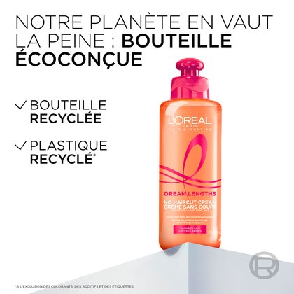 la crème sans coupe est faite avec une bouteille recyclée