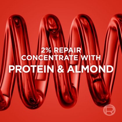 conditioner enriched with repair concentrate with proteins and almond oil