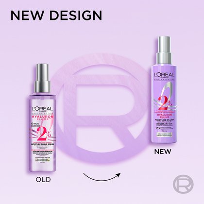 New design for the plump hyaluron hair serum