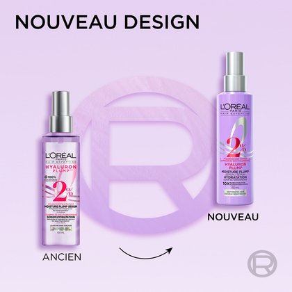 Nouveau design du sérum hyaluron plump