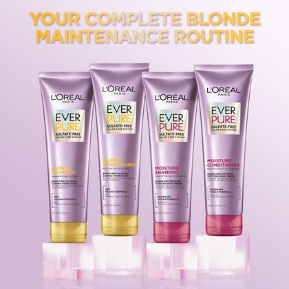 L'Oréal Paris EverPure Sulfate-Free Blonde Conditioner, Full Product Range