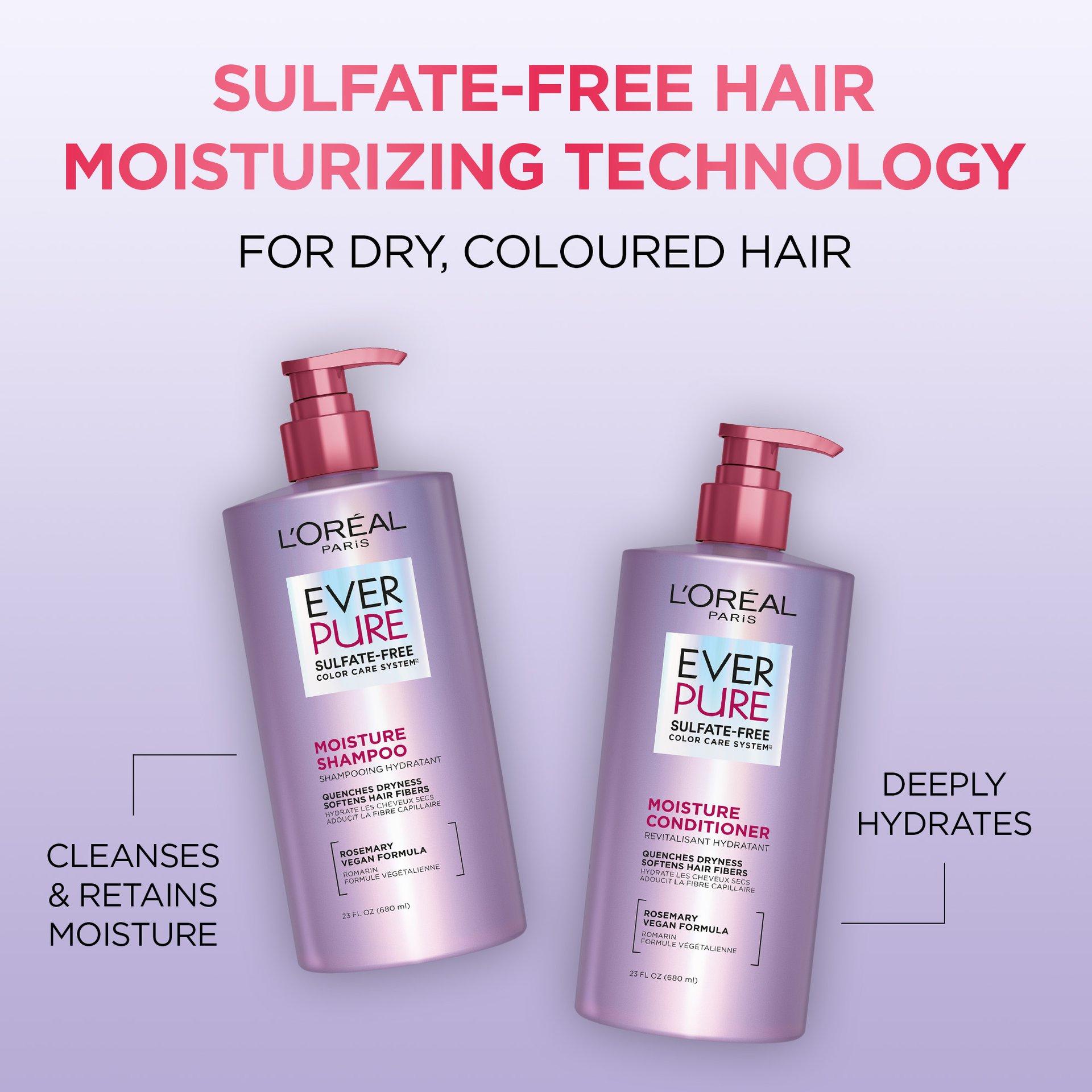L'Oréal Paris EverPure Sulfate-Free Moisture Shampoo, Franchise Benefits 