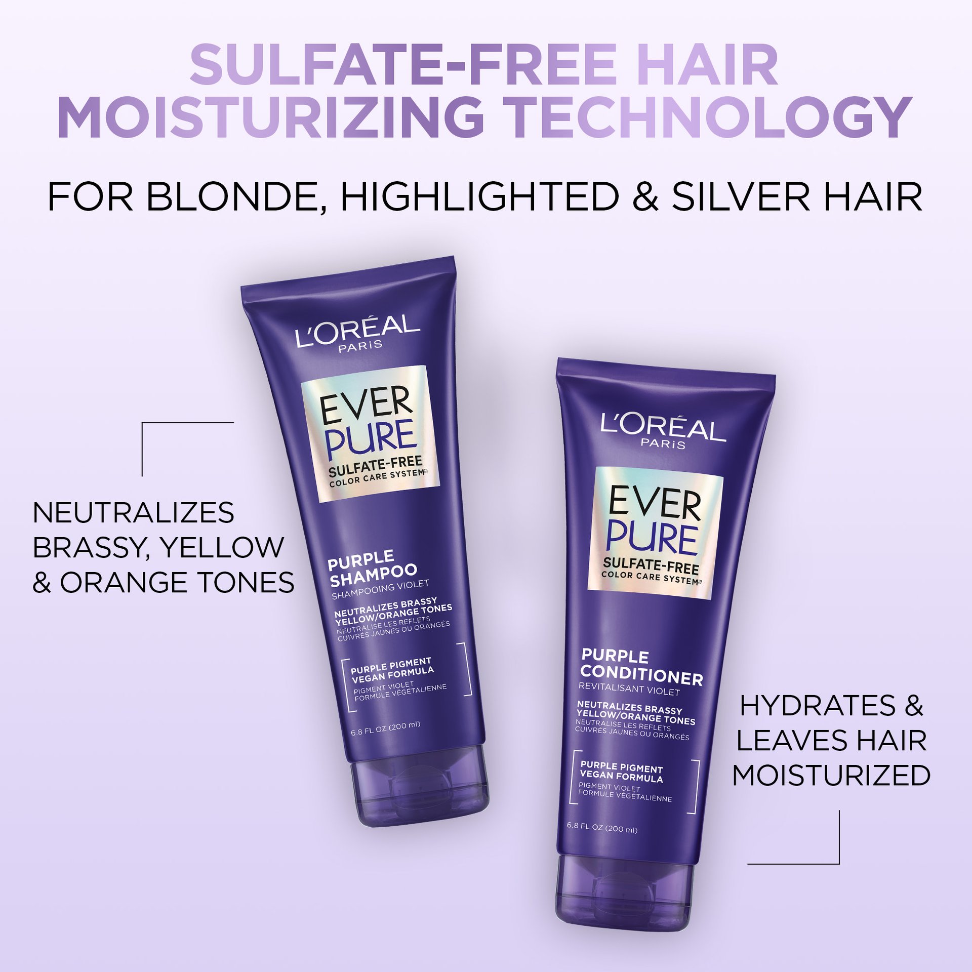 L'Oréal Paris EverPure Sulfate-Free Purple Conditioner, Franchise Benefits 