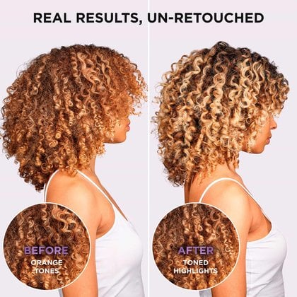 L'Oréal Paris EverPure Sulfate-Free Purple Conditioner, Before and After