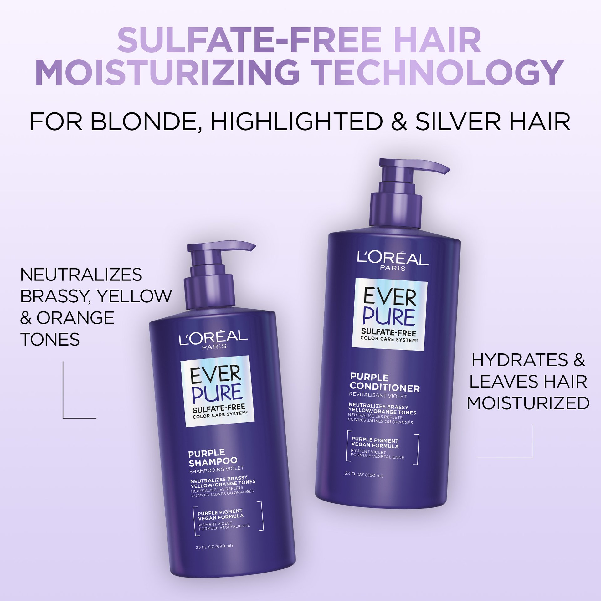 L'Oréal Paris EverPure Sulfate-Free Purple Shampoo, Franchise Benefits 
