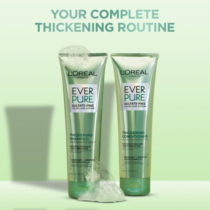 L'Oréal Paris EverPure Sulfate-Free Thickening Shampoo, Full Product Range
