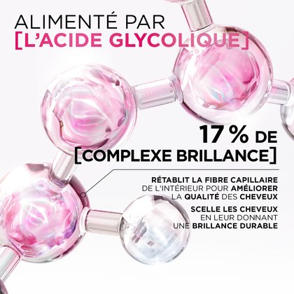 L'Oréal Paris Hair Expertise Traitement de lamination en 5 minutes Glycolic Gloss, ingrédient acide glycolique