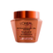 A studio shot of the orange jar of L'Oréal Paris Hair Expertise Extraordinary Oil Jojoba Nourishing Hair Mask on a white background, featuring a shiny dark-orange metallic lid.