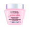Un plan de studio du pot rose de L'Oréal Paris Hair Expertise Glycolic Gloss Masque Amplificateur de Brillance sur fond blanc, muni d'un couvercle argenté brillant.