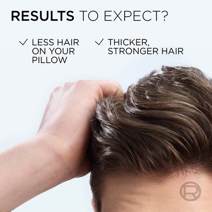 Density booster protocol with anti-hair loss shampoo, anti-hair loss conditioner and serum for 10 times less hair loss