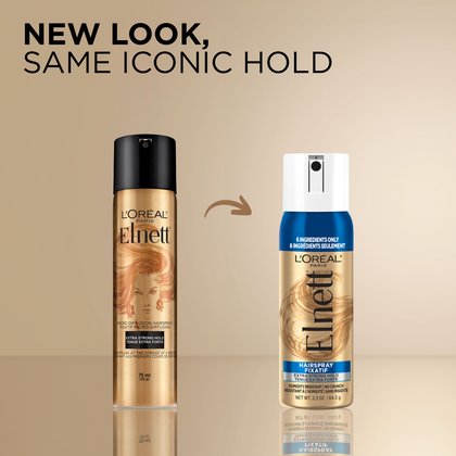 New look of the elnett hair spray