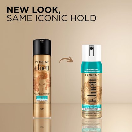 New look of the elnett hair spray