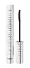 &nbsp;A close-up shot of a L'Oréal Paris "Extensioinist" mascara in a sleek silver tube. The tube is standing upright with the brand name "L'OREAL PARIS" at the bottom, "TELESCOPIC" below the main product name, and "EXTENS IONIST" written vertically in a silver, metallic font. To its right, the same mascara tube is shown open, revealing a black, slender mascara wand with fine bristles.