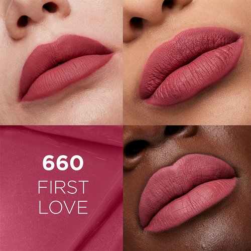 0071249686935 LOreal Cosmetics Lip Matte Resistance 660 First Love 01
