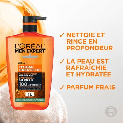Men Expert Hydra Energetic gel douche pour hommes | L'Oréal Paris