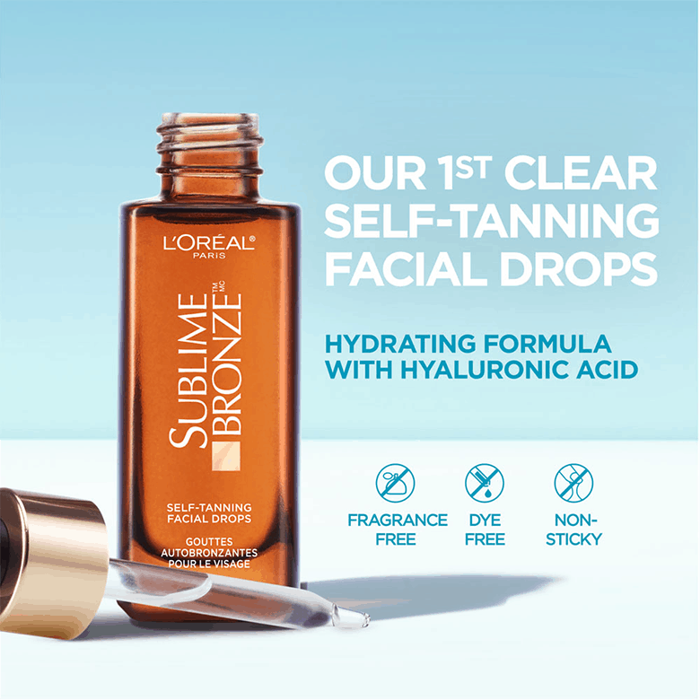 Sublime Bronze Tinted SelfTanning Facial Serum L'Oréal Paris