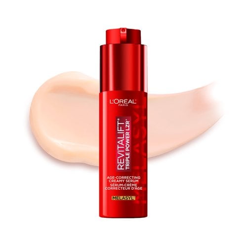 Sérum Melasyl Revitalift Triple Power LZR de L’Oréal Paris – flacon rouge, vue de face