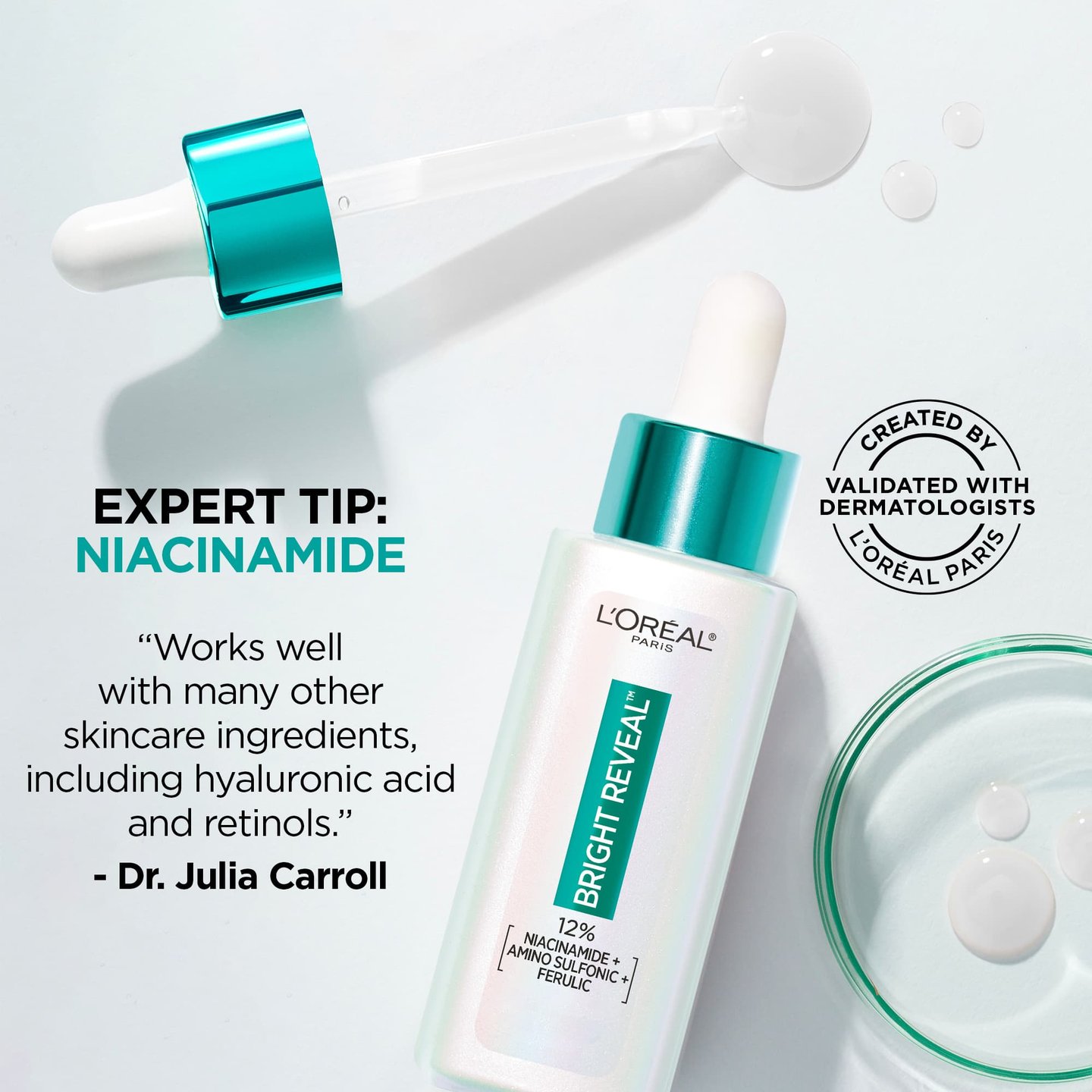 Bright Reveal 12% Niacinamide Dark Spot Serum | L'Oréal Paris