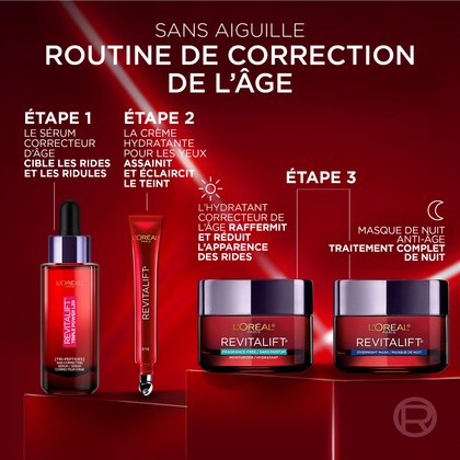 Sérum Correcteur d'Âge pour le Visage Triple Power LZR | L'Oréal Paris