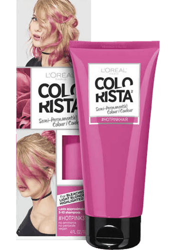 Loreal pink hair shop dye