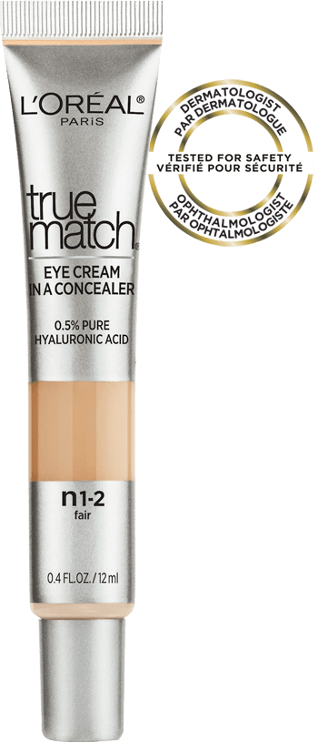 True Match Eye Cream Concealer, N1-2 Fair